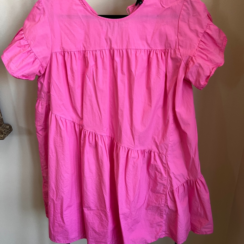 Who What Wear Pink Summer Dress, Large